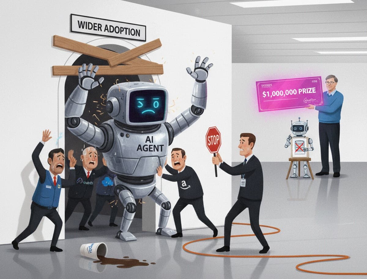 Cover Image for Эксперты скептически оценивают готовность AI-агентов к массовому внедрению компаниями