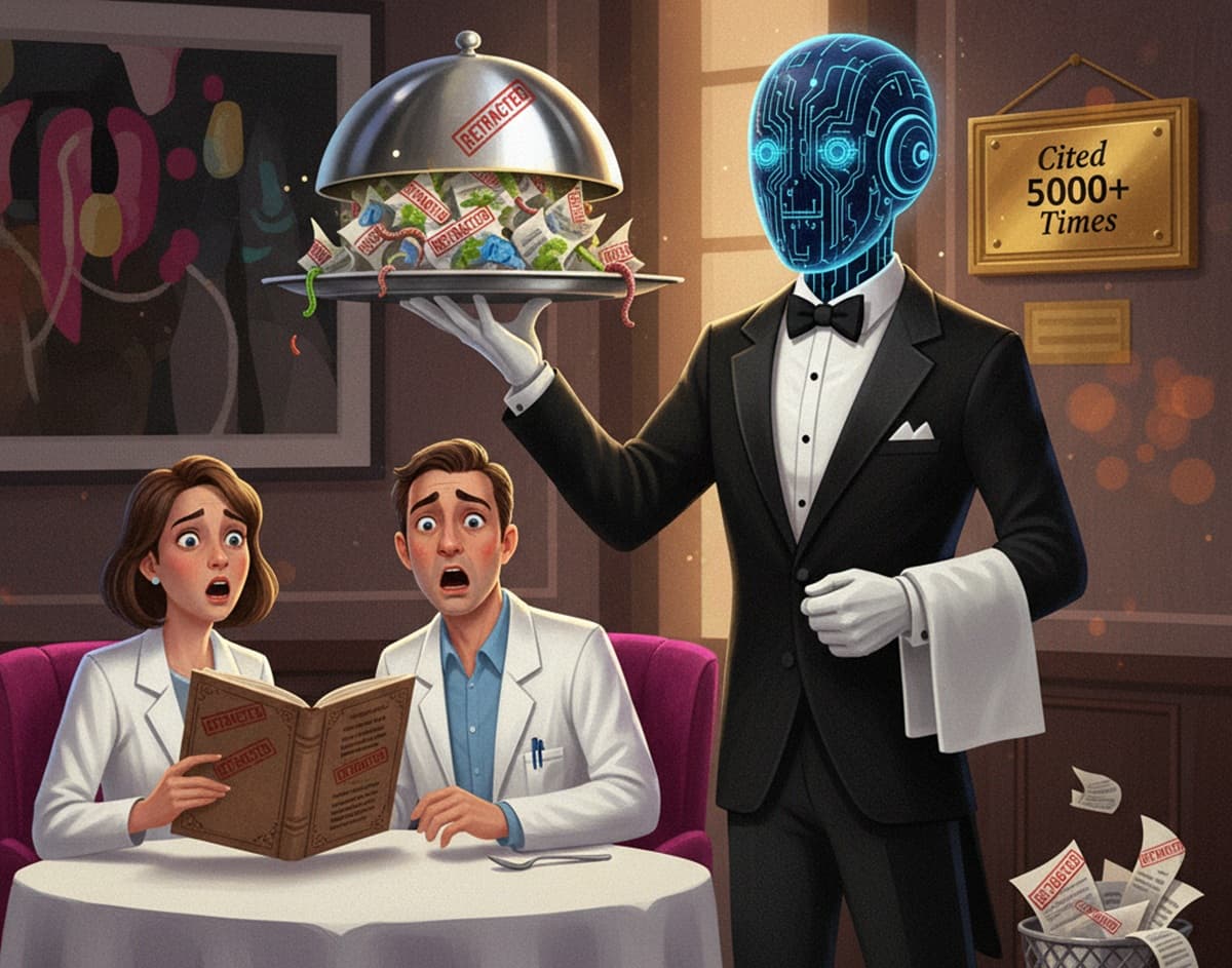 Cover Image for Исследование показало, что ИИ-модели могут обучаться на научных статьях, отозванных из-за ошибок