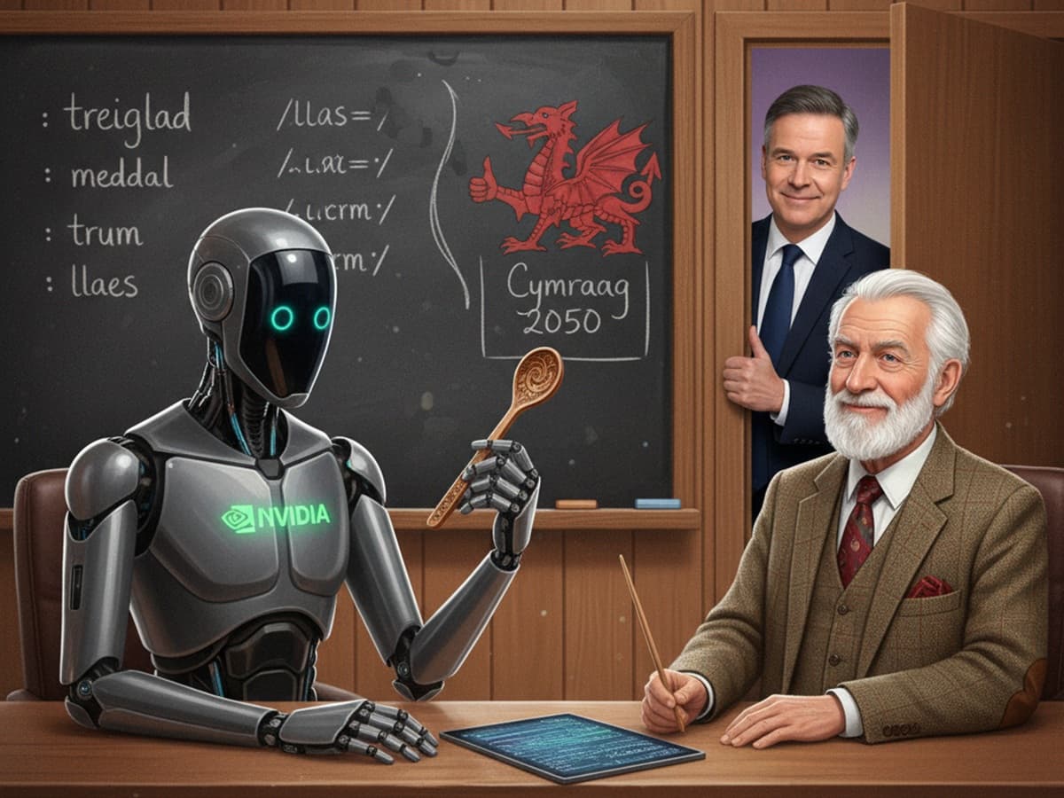 Cover Image for Великобритания создает ИИ-модель для валлийского языка на базе NVIDIA Nemotron