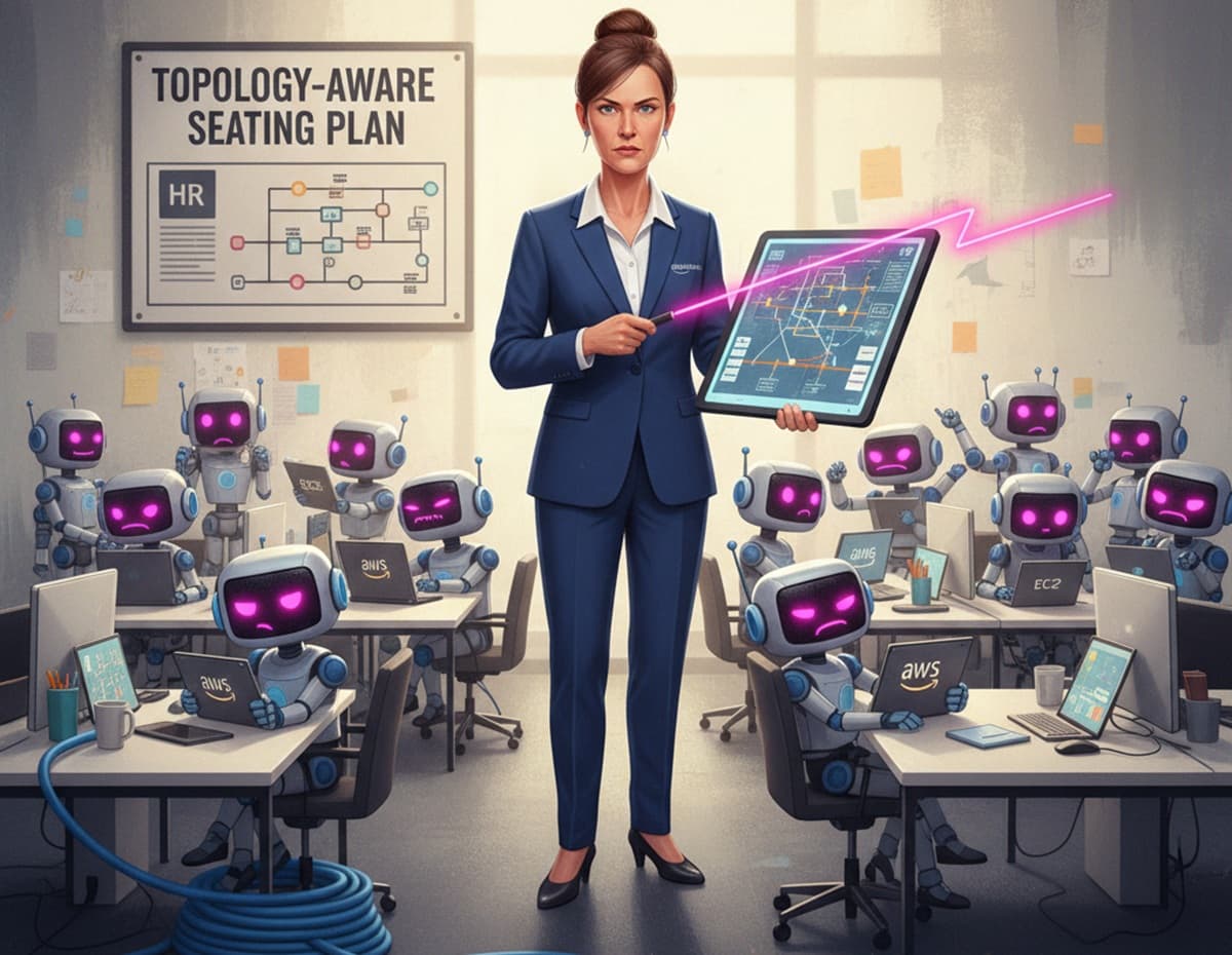 Cover Image for Amazon SageMaker HyperPod получает управление задачами для топологически-осознанного планирования