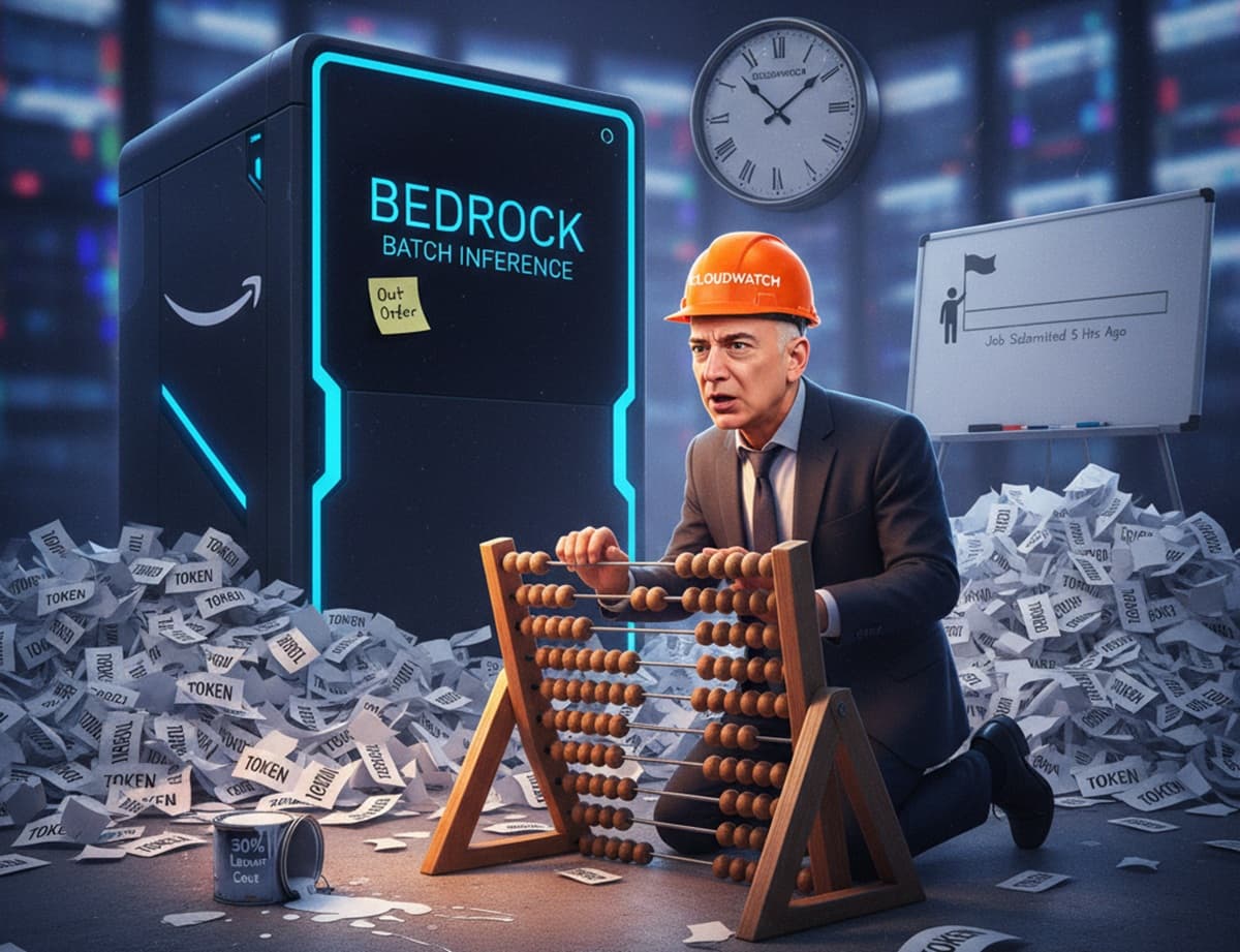 Cover Image for AWS представила мониторинг пакетной обработки Amazon Bedrock через CloudWatch