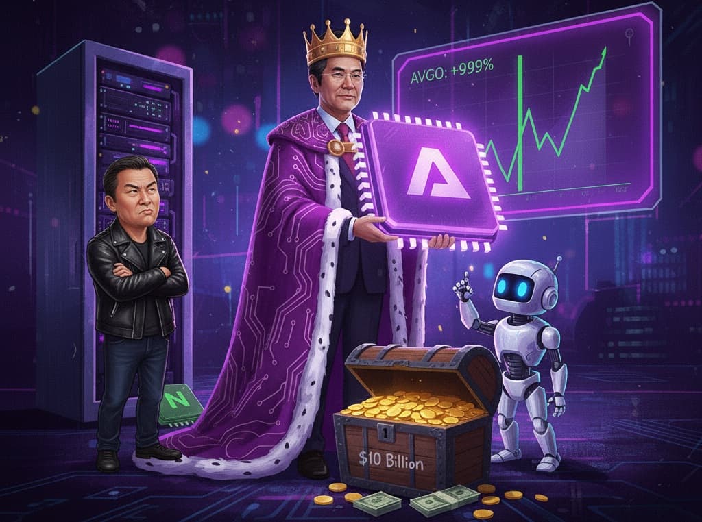Cover Image for Broadcom заключает крупнейшую сделку на $10 млрд с неназванным заказчиком ИИ-чипов