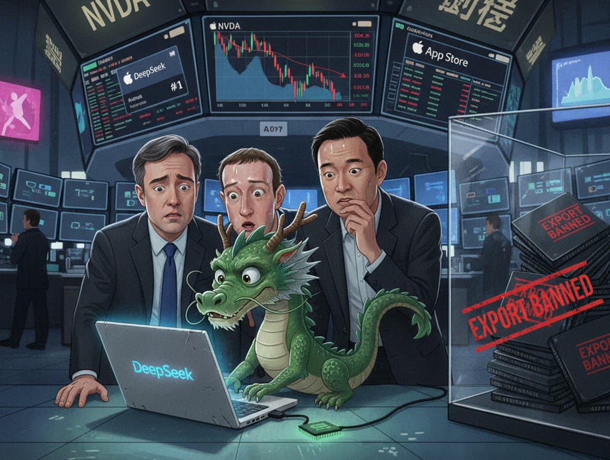 Cover Image for DeepSeek стал лидером рейтингов среди ИИ-чатботов в App Store и Google Play