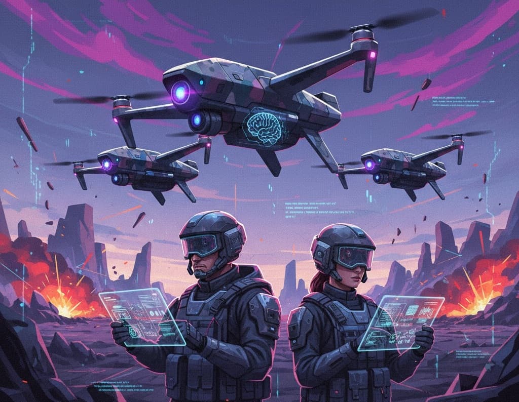 Cover Image for Традиционные оборонные гиганты уступают место стартапам с дронами и ИИ