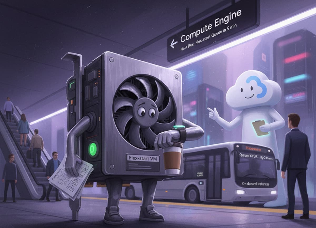 Cover Image for Google Cloud запускает виртуальные машины Flex-start для доступа к дефицитным GPU
