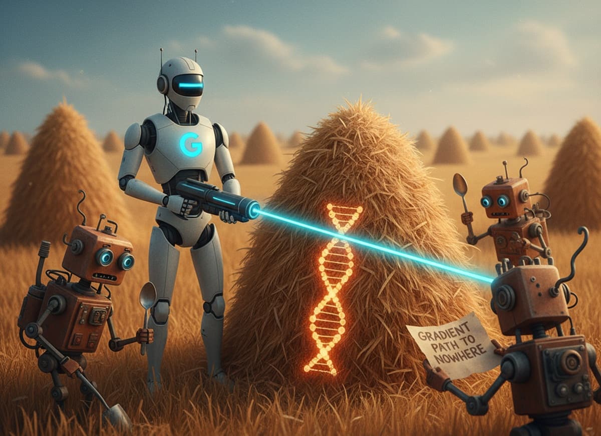 Cover Image for Google Research создала первый масштабный бенчмарк для дизайна ДНК и РНК с помощью ИИ