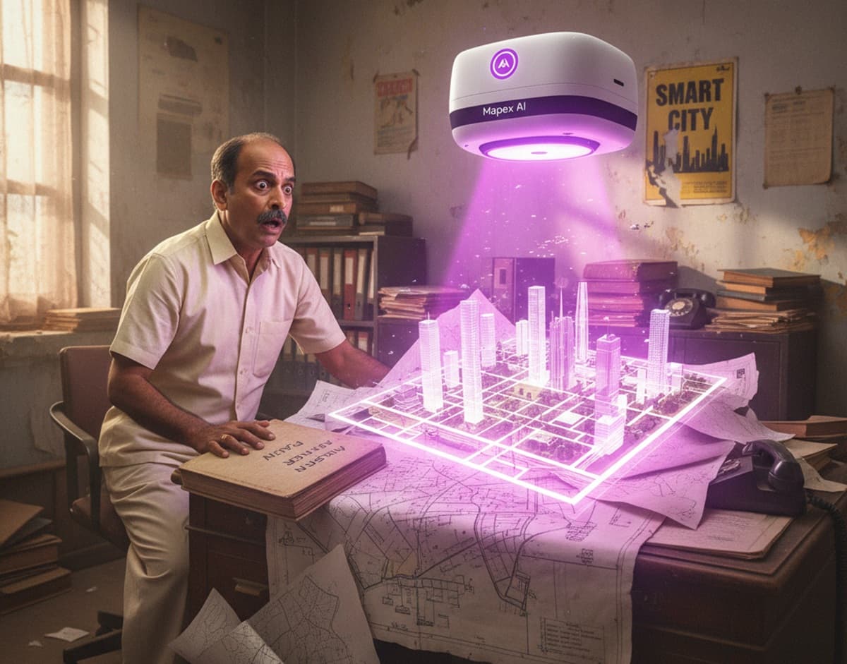Cover Image for MapEx AI трансформирует городское планирование в Индии с помощью геопространственного ИИ