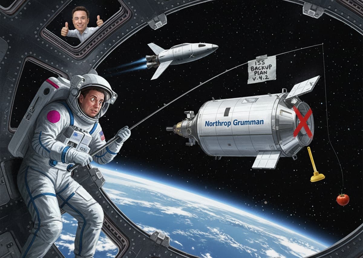Cover Image for Рекордная поставка грузов на МКС отложена из-за технических проблем