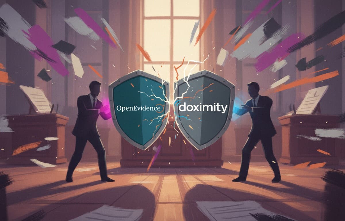 Cover Image for Медицинские ИИ-гиганты Doximity и OpenEvidence обменялись встречными исками