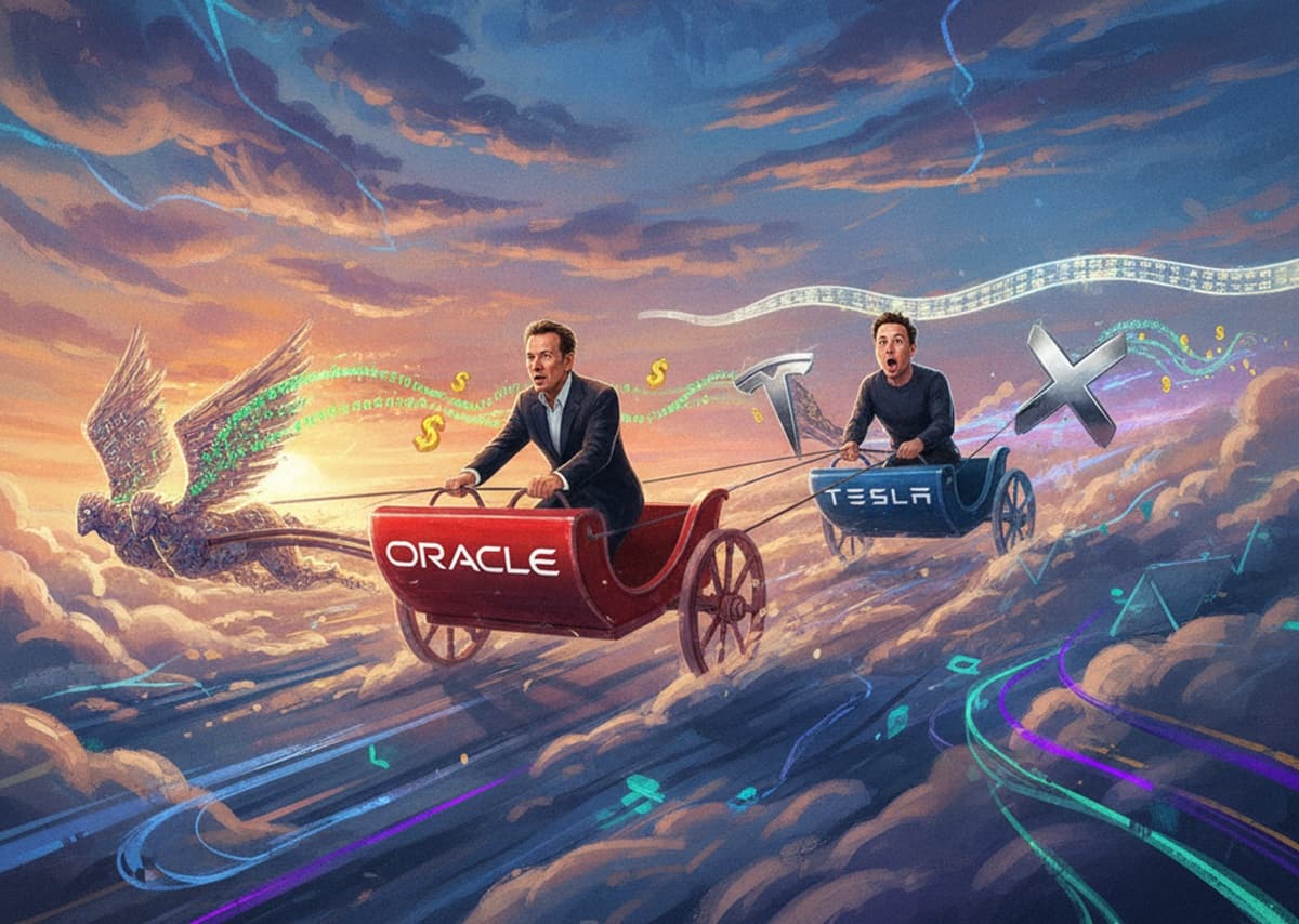 Cover Image for Oracle приближается к триллионной оценке благодаря искусственному интеллекту
