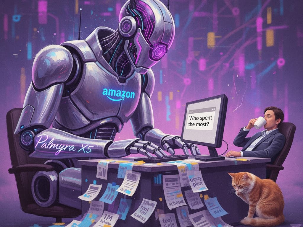 Cover Image for Palmyra X5 на Amazon Bedrock: как языковая модель с миллионом токенов работает с корпоративными данными