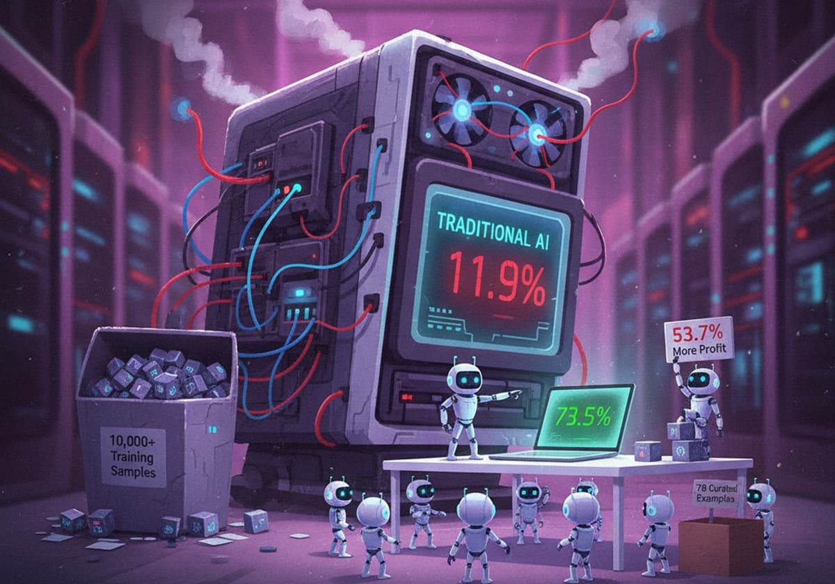 Cover Image for Исследование показало, что для обучения автономных ИИ-агентов достаточно всего 78 примеров