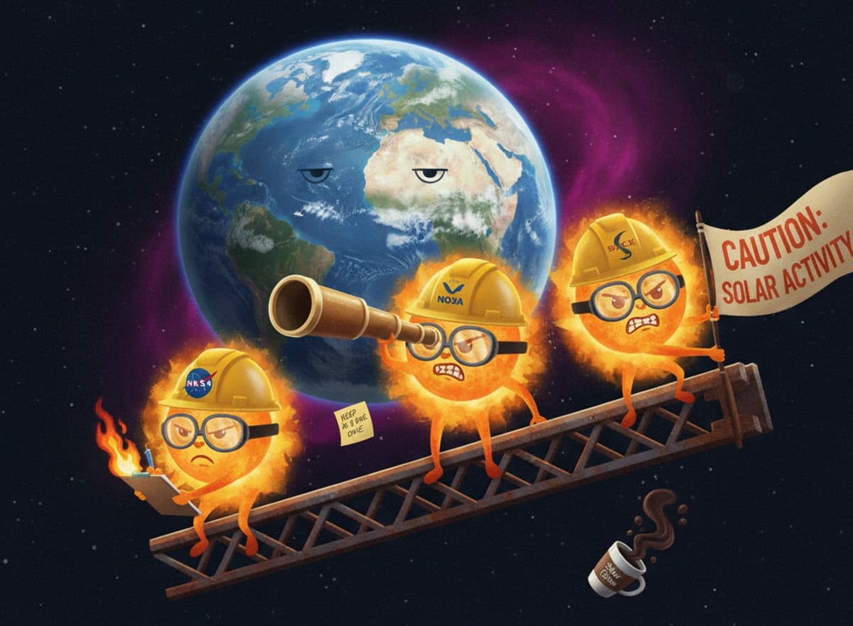 Cover Image for NASA запустило три спутника для изучения солнечной активности и атмосферы Земли