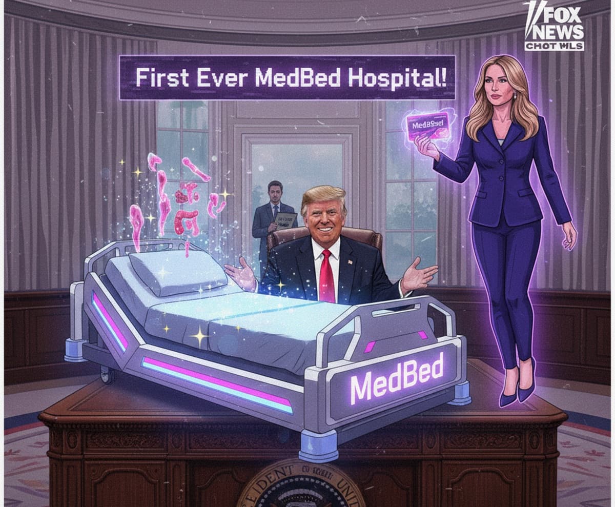 Cover Image for Трамп опубликовал и удалил сгенерированное ИИ видео о фантастических медицинских кроватях