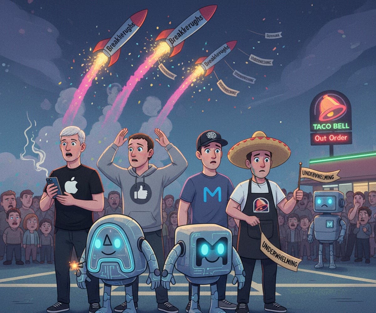 Cover Image for Какие провальные запуски ИИ-проектов в 2025 году запомнились больше всего