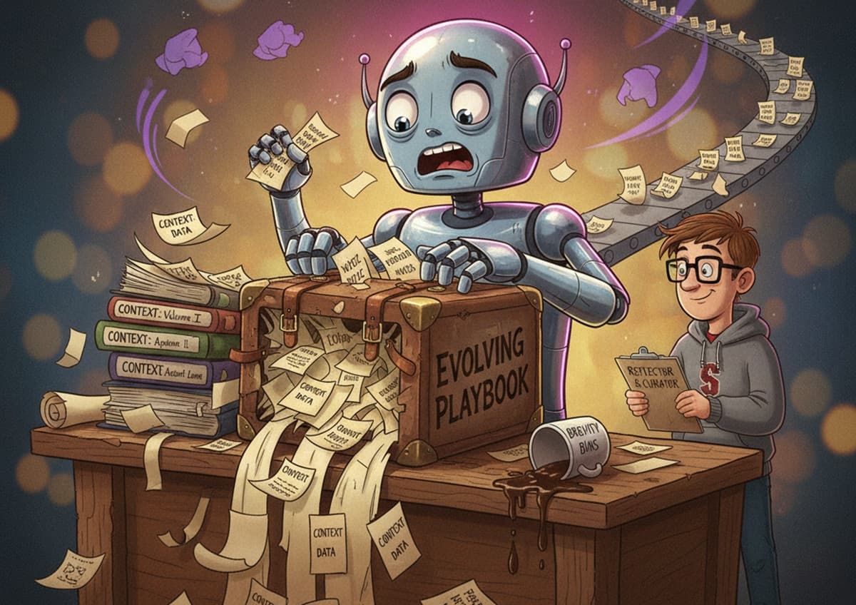 Cover Image for ACE предотвращает коллапс контекста в LLM с помощью эволюционирующих инструкций