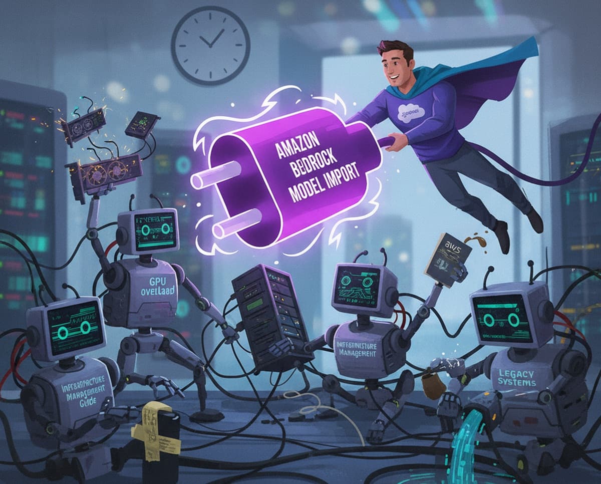 Cover Image for Salesforce переходит на серверные LLM с Amazon Bedrock для ускорения развертывания моделей