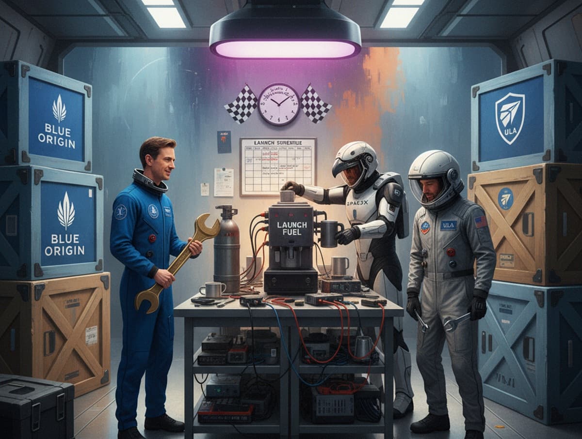 Cover Image for Космические силы США выбрали Blue Origin для расширения мощностей подготовки спутников