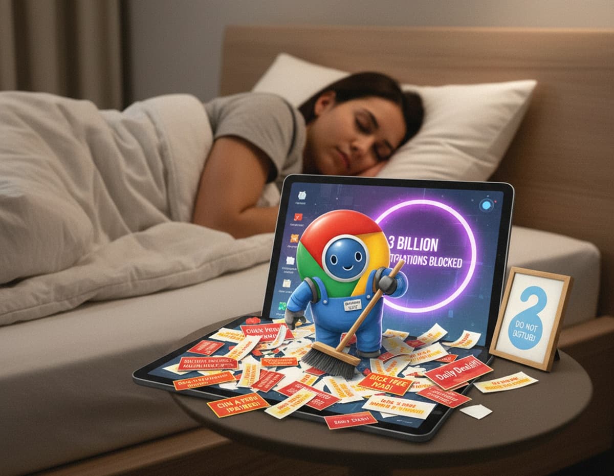 Cover Image for Google автоматически отключает надоедливые уведомления в Chrome для Android