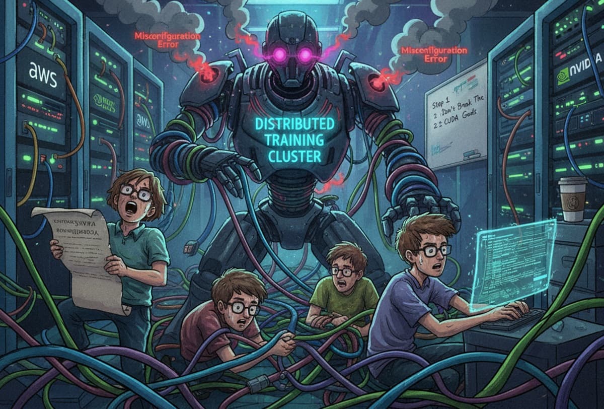 Cover Image for Настройка распределенного кластера для обучения больших языковых моделей в Amazon EKS