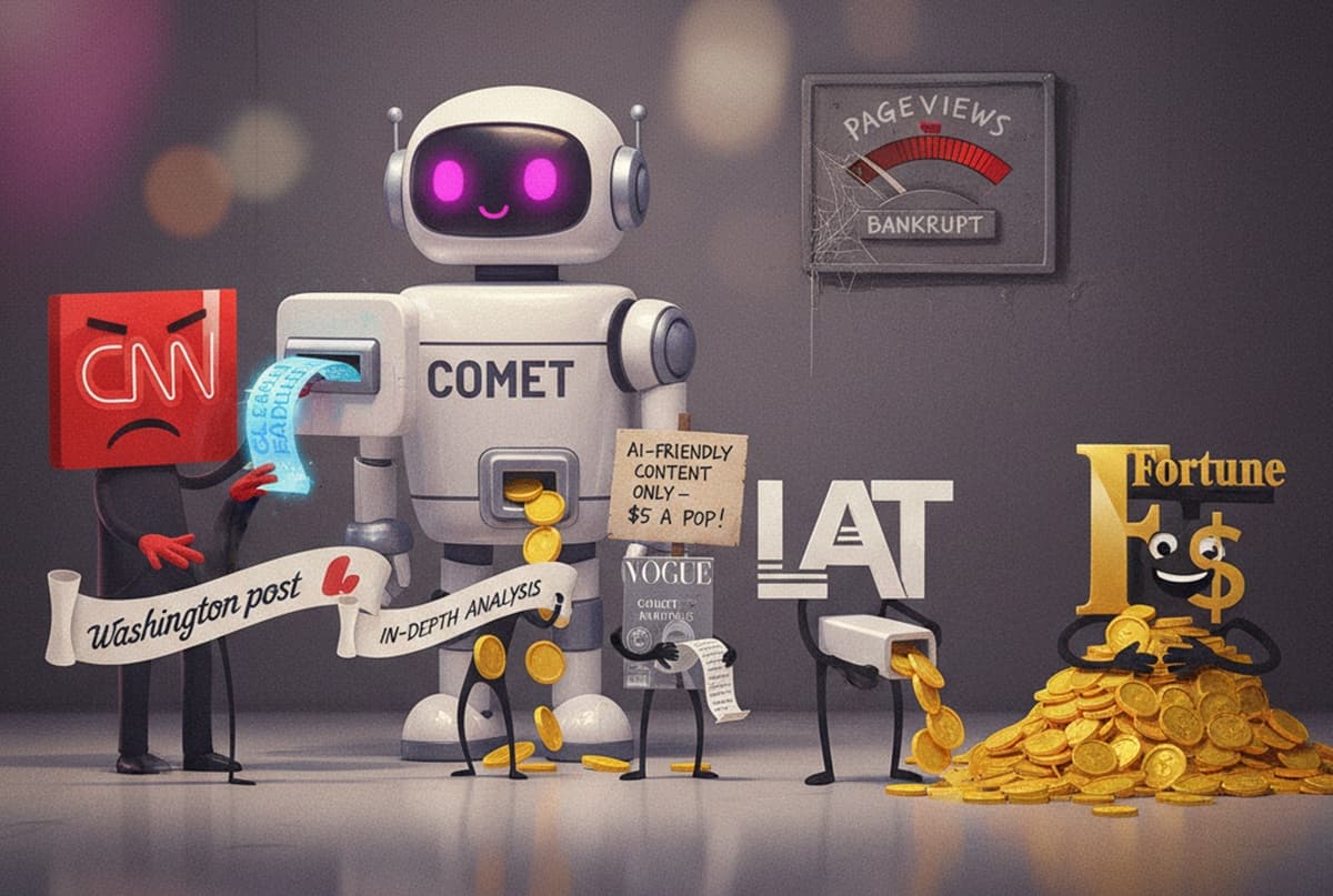 Cover Image for Perplexity запускает Comet Plus с партнерами для корпоративного поиска