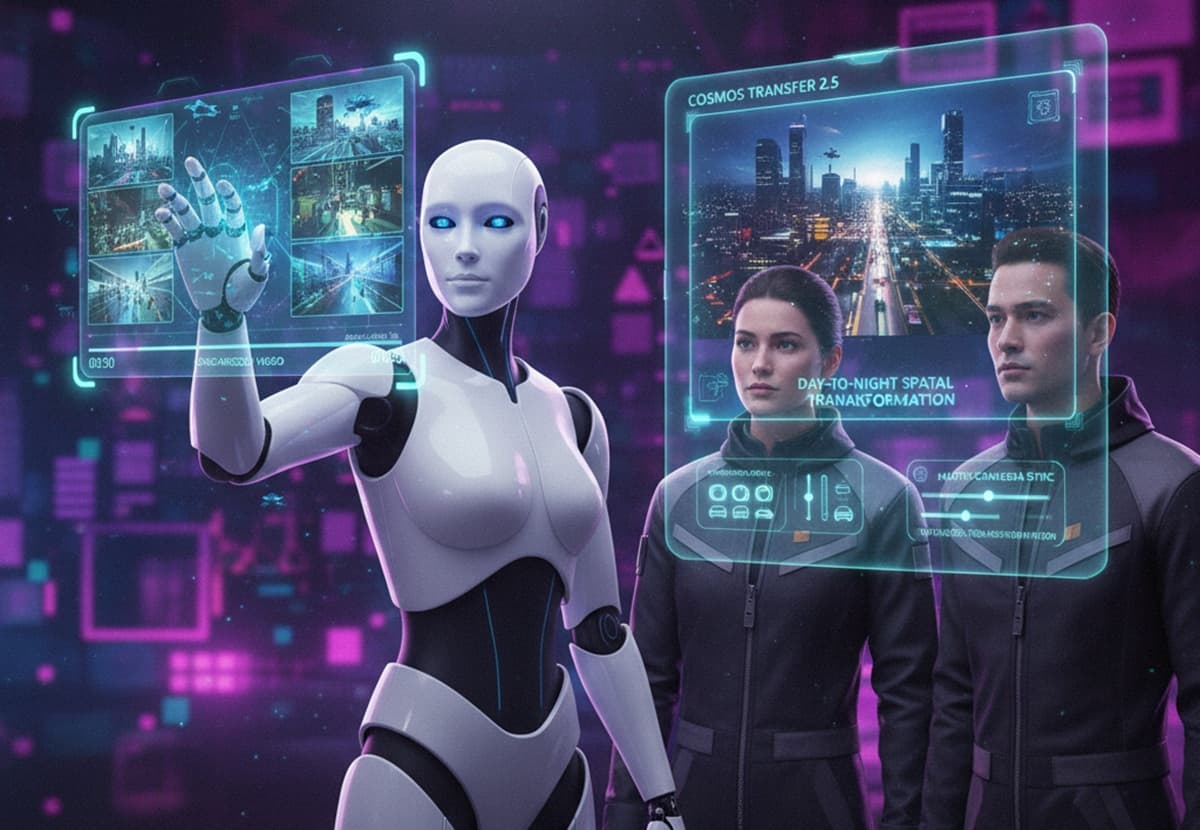 Cover Image for NVIDIA представляет Cosmos Predict 2.5 и Transfer 2.5 для моделирования физического мира