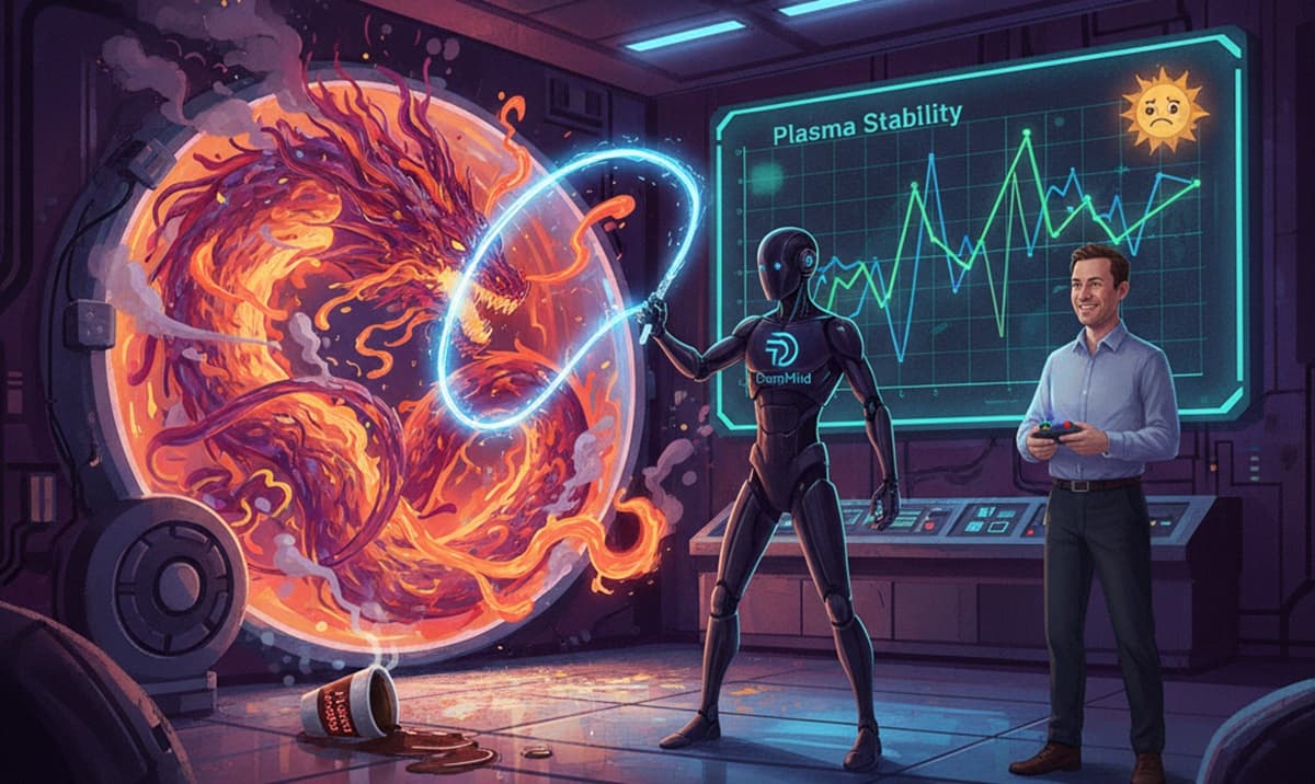 Cover Image for DeepMind использует ИИ для управления термоядерным синтезом