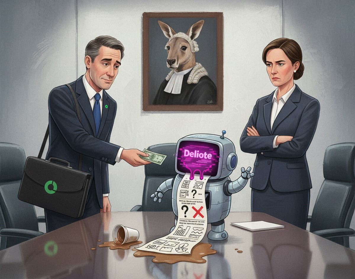 Cover Image for Deloitte вернет правительству Австралии деньги за отчет с ошибками из-за галлюцинаций ИИ