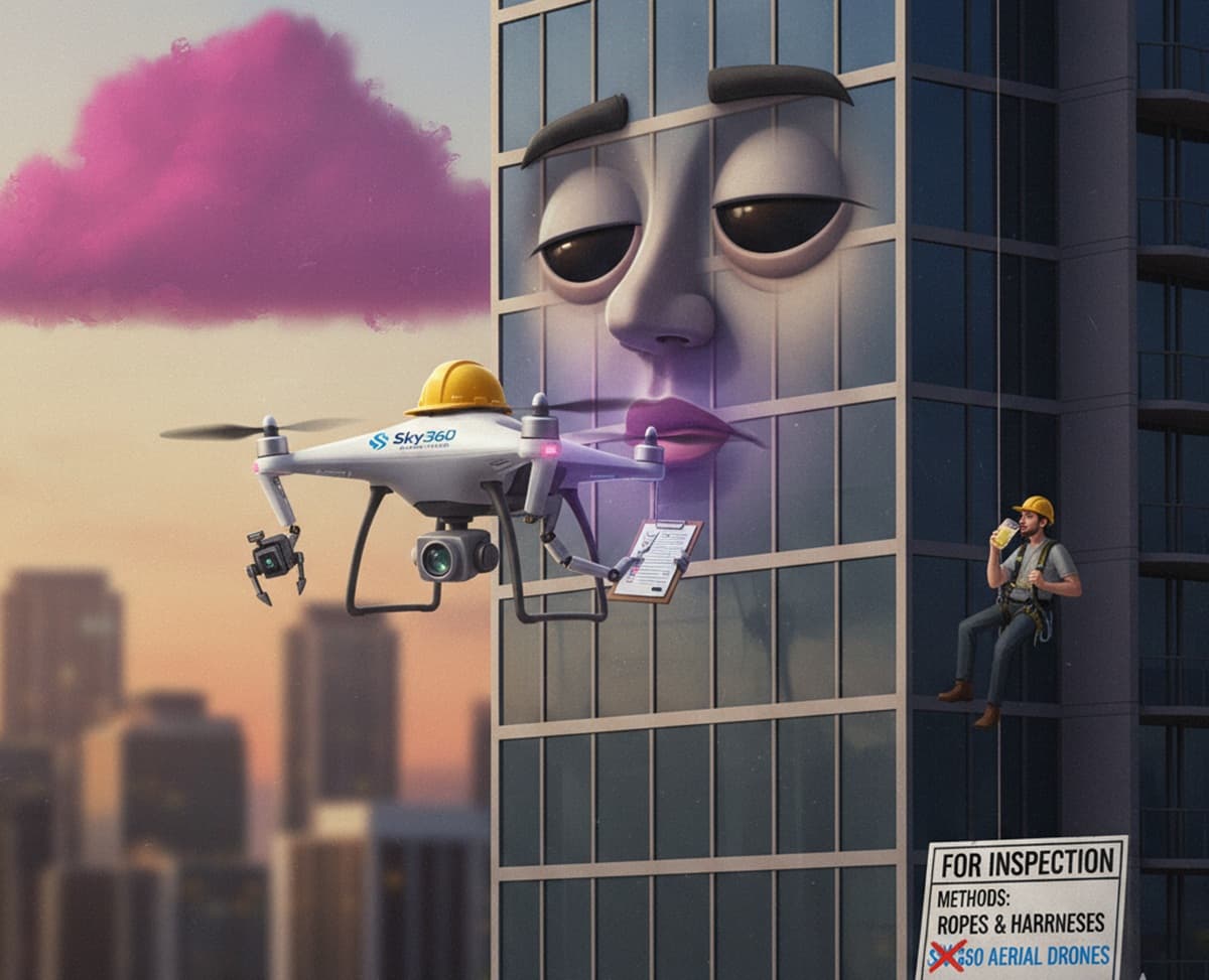 Cover Image for Дроны с ИИ могут принести революцию в сферу обслуживания зданий
