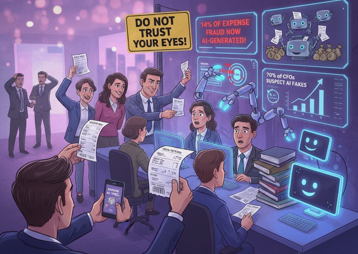 Cover Image for Работники стали пользоваться ИИ, чтобы подделывать чеки для оплаты служебных расходов