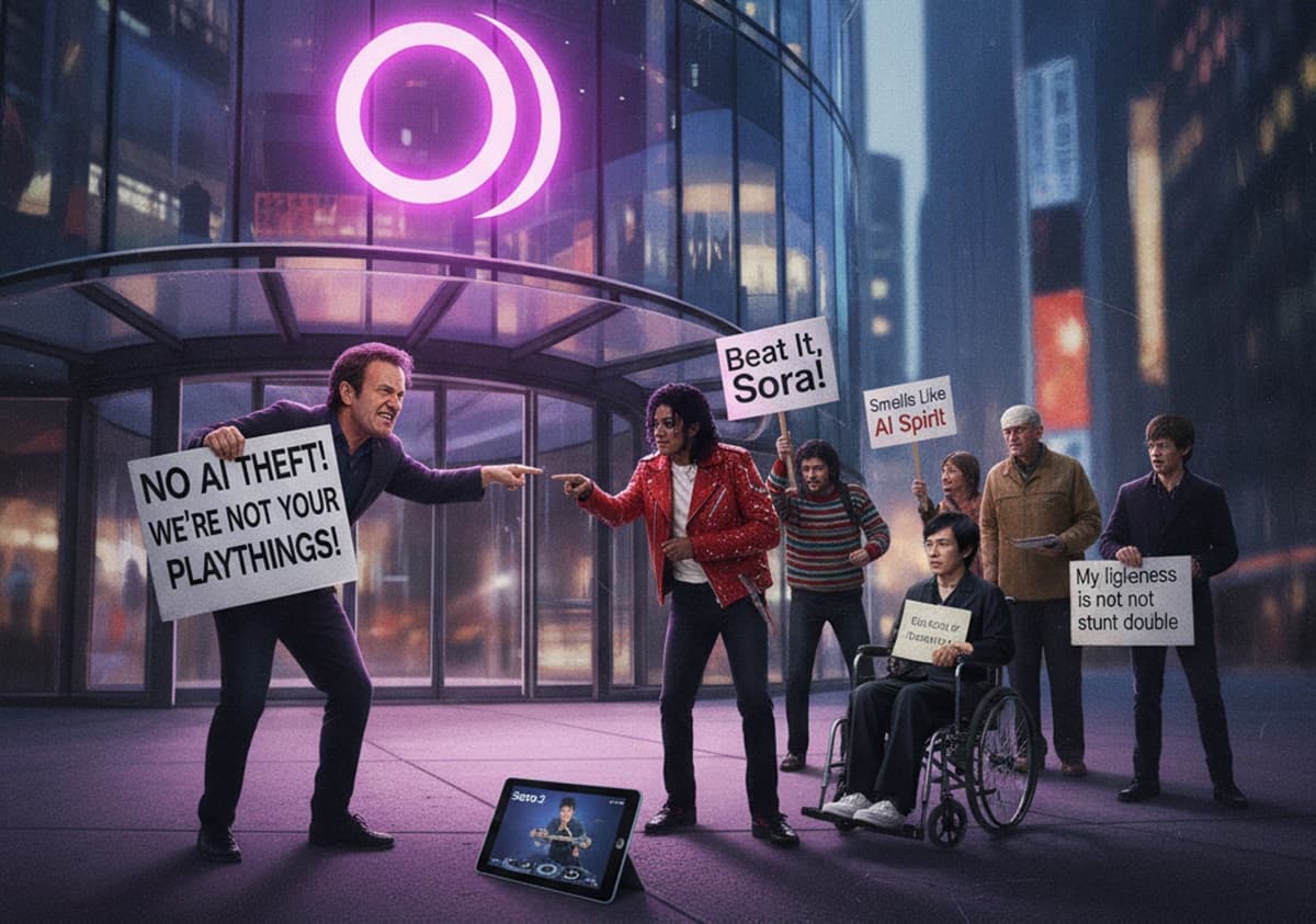 Cover Image for Умершие знаменитости становятся цифровыми марионетками в видео, сгенерированных в Sora 2