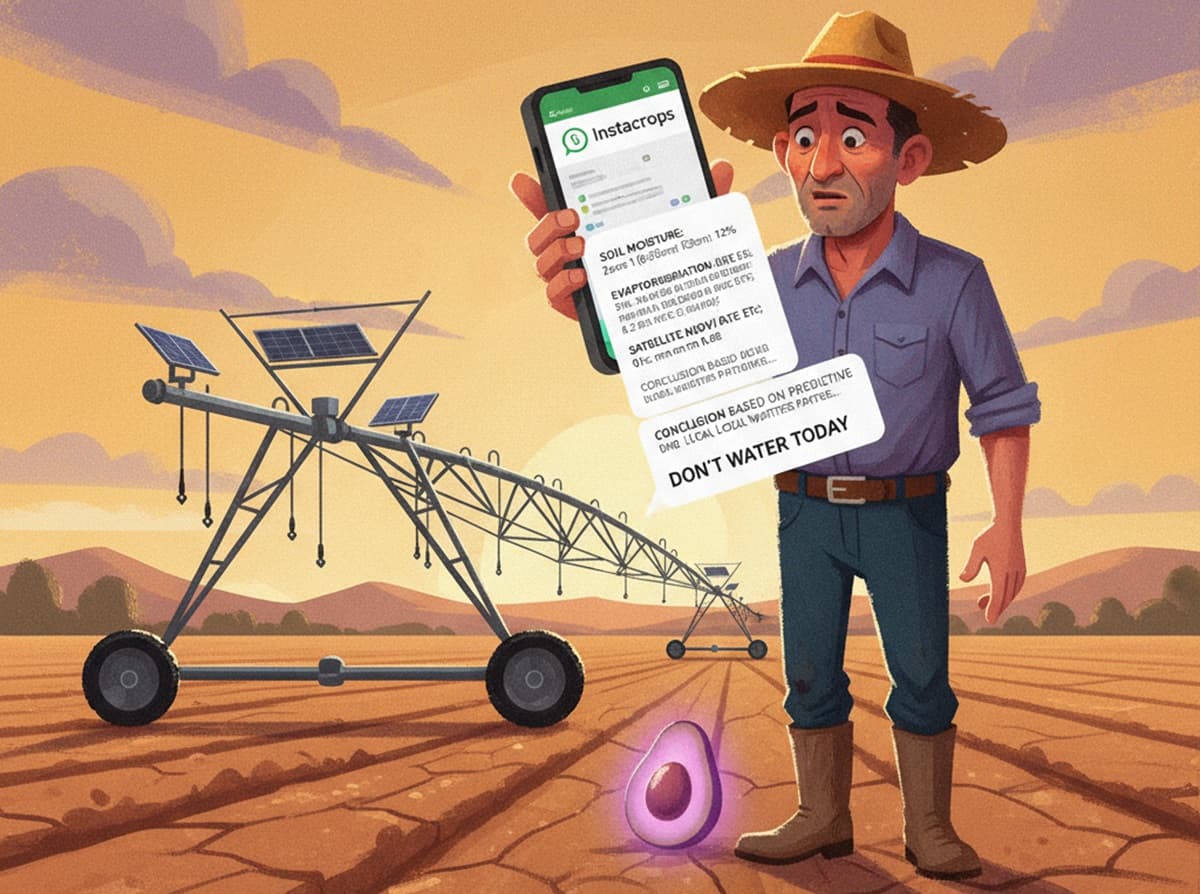 Cover Image for Стартап Instacrops демонстрирует ИИ для экономии воды и увеличения урожая