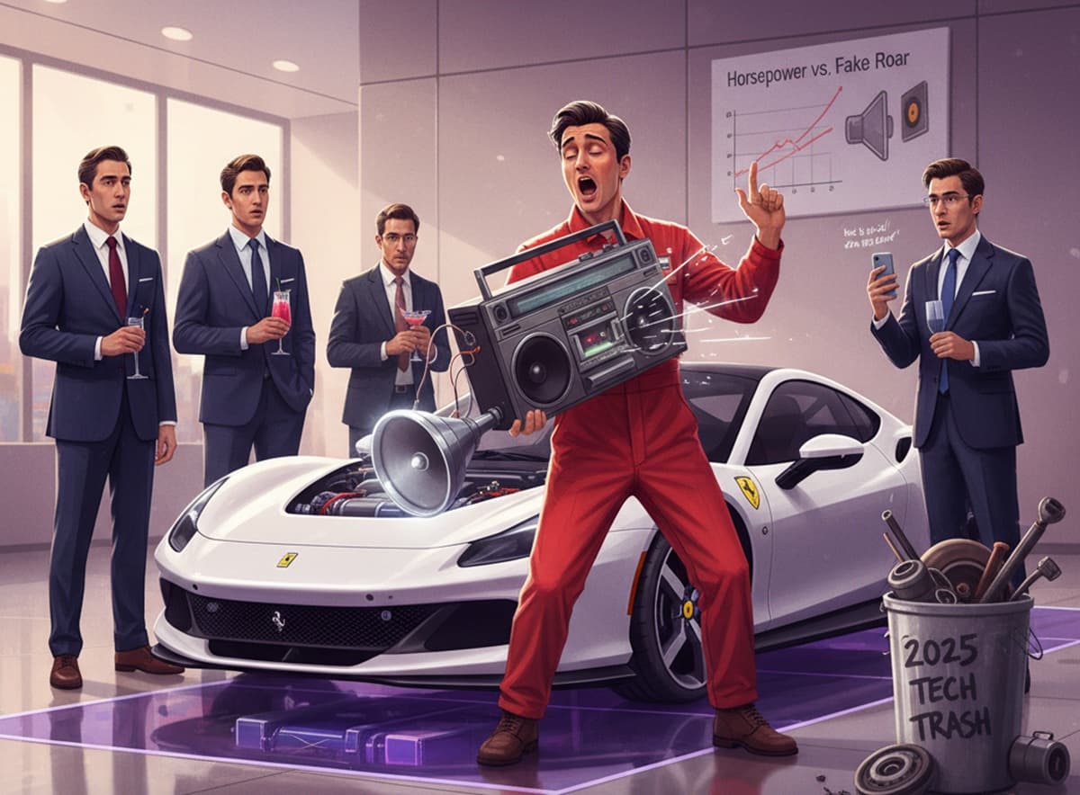 Cover Image for Ferrari показала техническую начинку своего первого электромобиля мощностью 1000 л.с.
