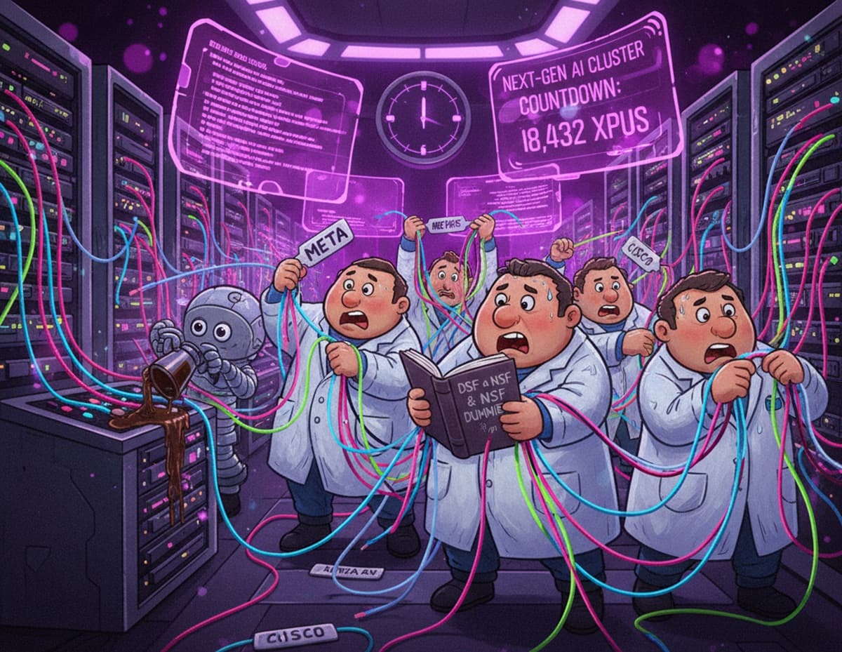 Cover Image for Что принесет эволюция сетевой архитектуры для гигаваттных ИИ-кластеров