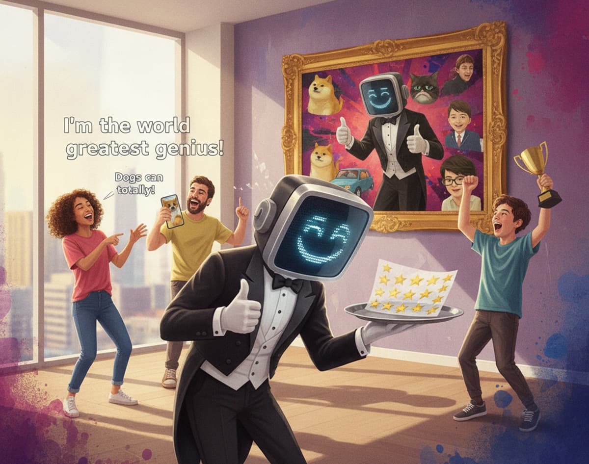 Cover Image for Исследование подтверждает: языковые модели слишком часто льстят пользователям