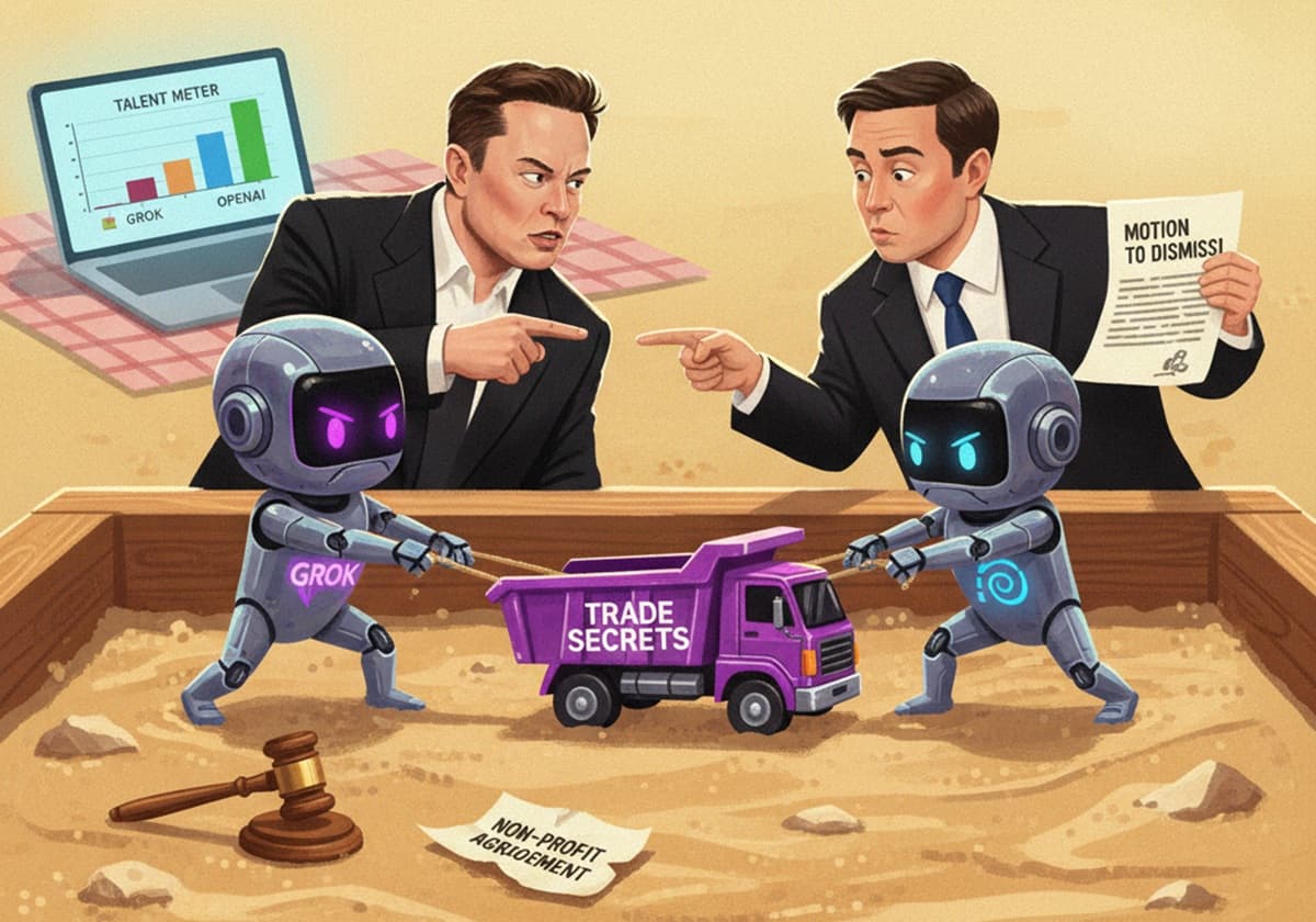 Cover Image for Илон Маск подает в суд на OpenAI за кражу технологий и переманивание сотрудников