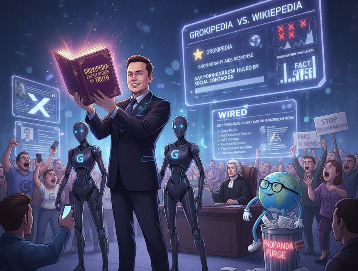 Cover Image for Илон Маск анонсировал Grokipedia как альтернативу Википедии