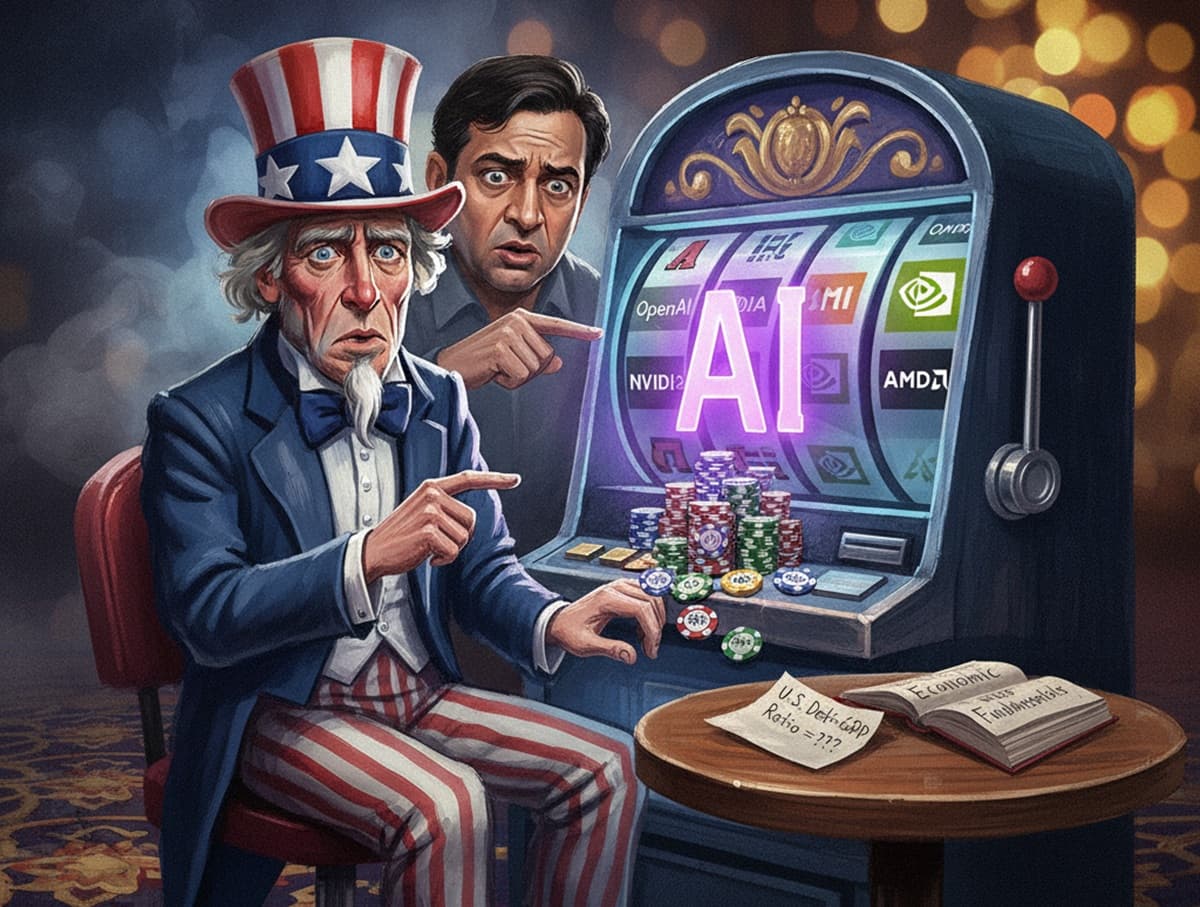 Cover Image for Американская экономика ставит всё на ИИ как панацею от кризисов