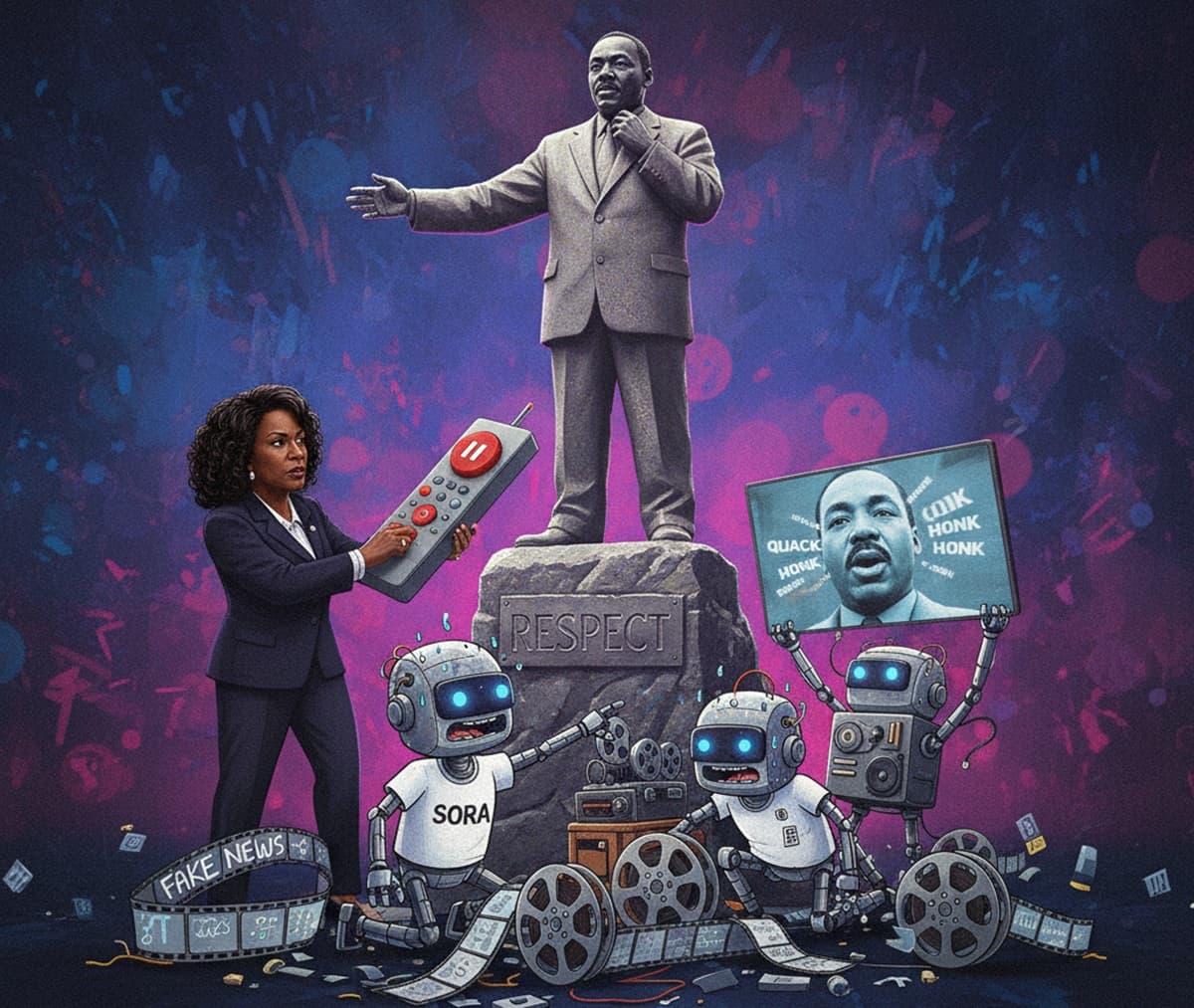 Cover Image for OpenAI блокирует генерацию видео с Мартином Лютером Кингом после жалоб его семьи