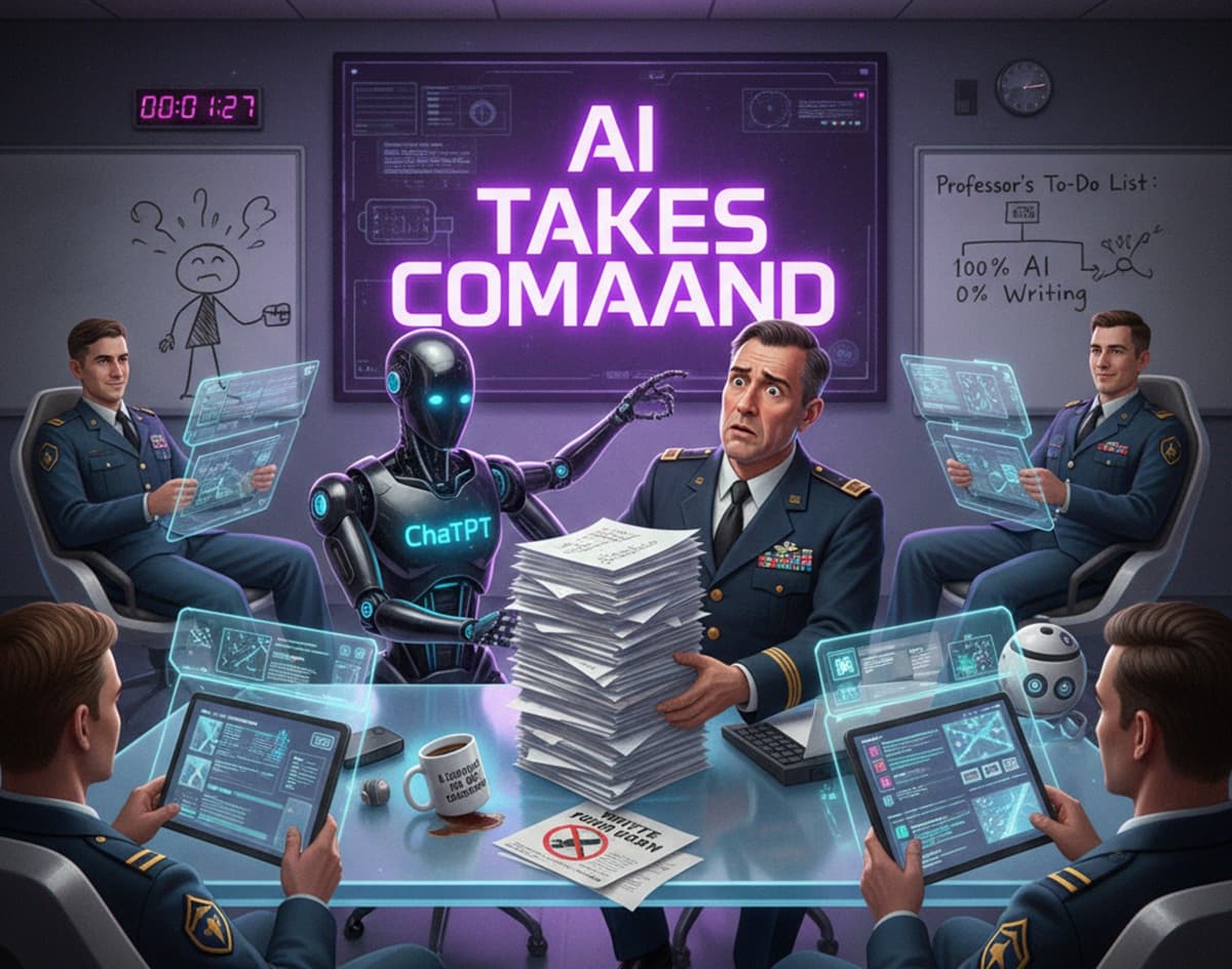 Cover Image for Почему ИИ в образовании для военных требует критической оценки