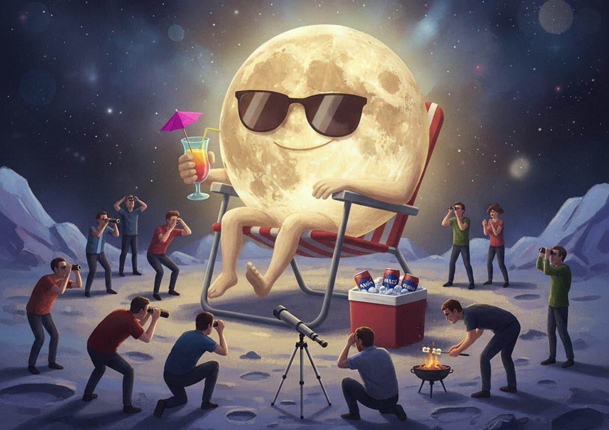 Cover Image for Международная ночь наблюдения за Луной пройдет 4 октября 2025 года