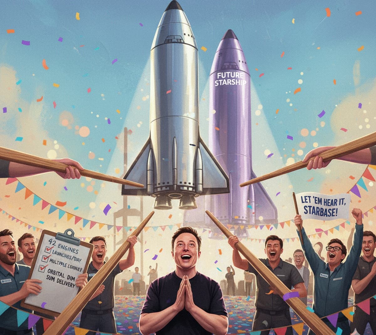 Cover Image for SpaceX впервые успешно посадила Starship в океане после орбитального полета