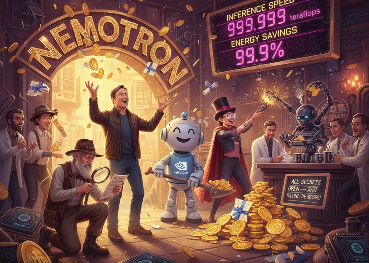 Cover Image for NVIDIA Nemotron открывает исходники моделей и данных для ускорения развития ИИ