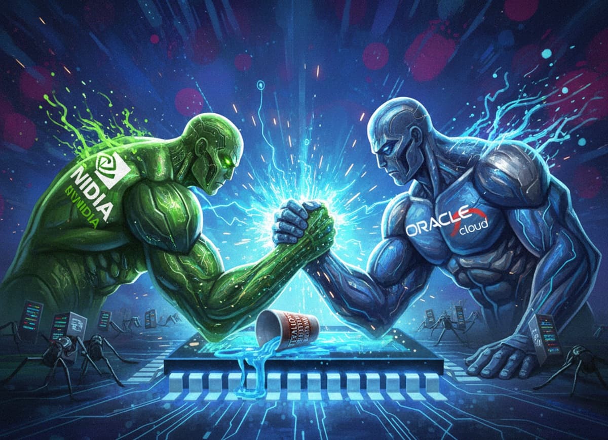 Cover Image for Nvidia и Oracle объединяют усилия для ускорения обработки данных для ИИ в корпоративной среде