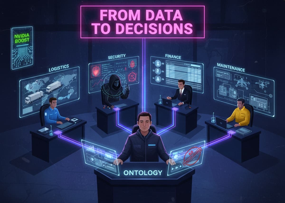 Cover Image for Palantir и NVIDIA объединяют усилия для создания операционных ИИ-систем