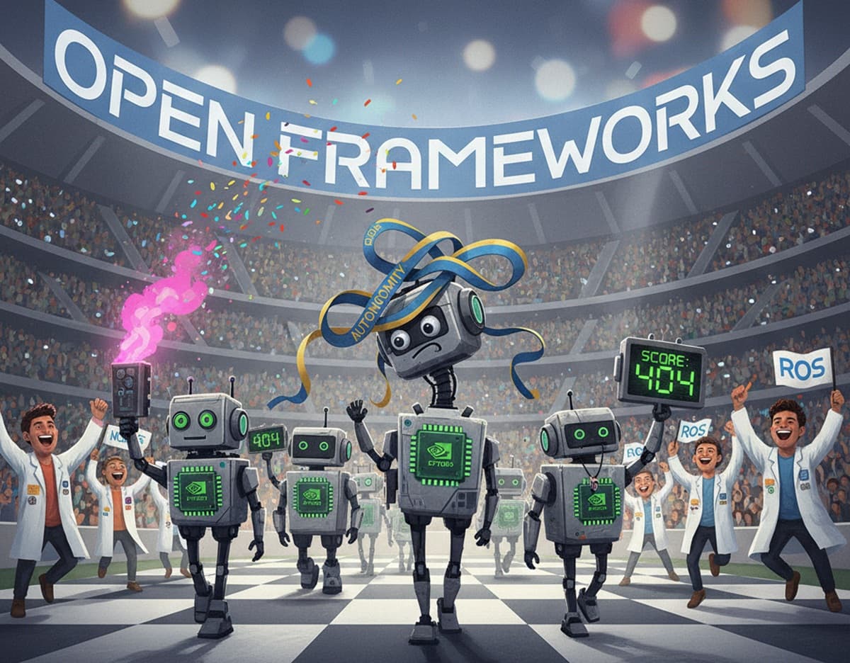 Cover Image for NVIDIA укрепляет открытую экосистему робототехники на ROSCon 2025