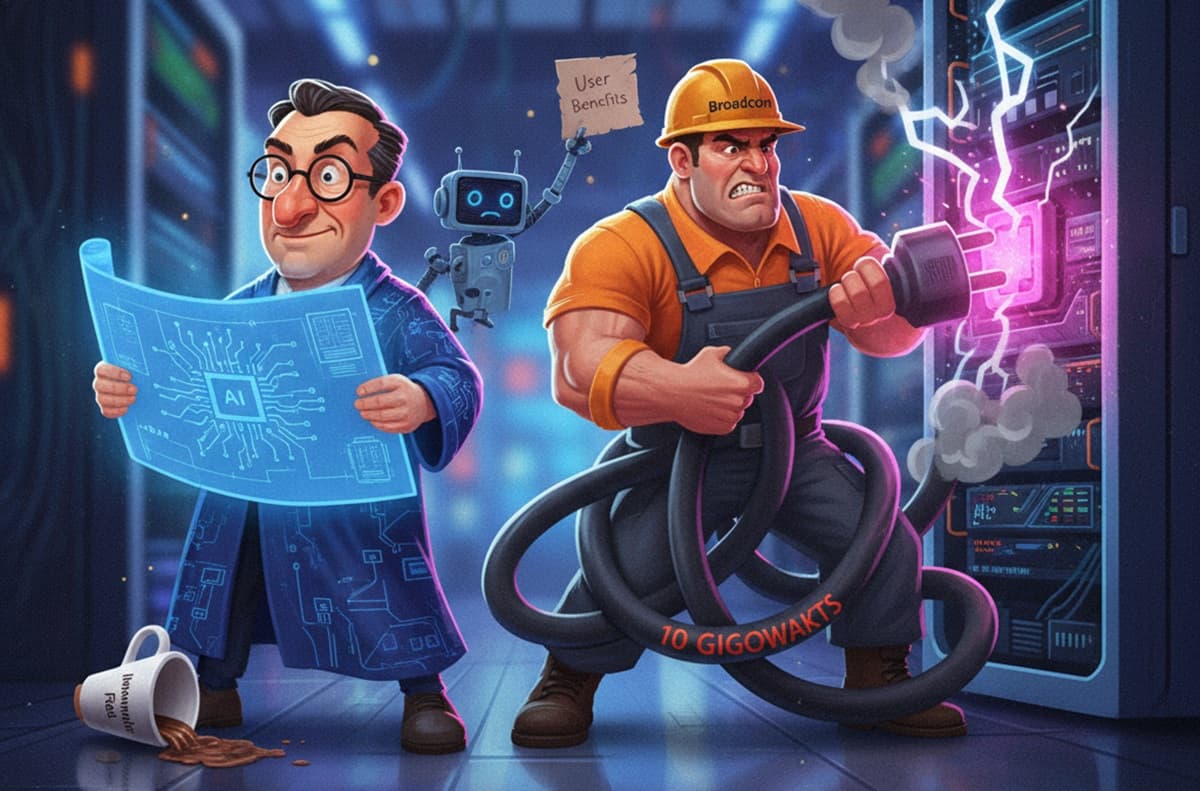 Cover Image for OpenAI и Broadcom запускают проект по развертыванию 10 ГВт AI-акселераторов