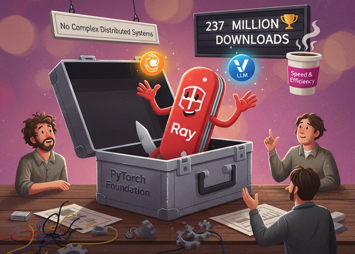 Cover Image for Фреймворк Ray присоединяется к PyTorch Foundation для создания единого стека распределенных вычислений ИИ