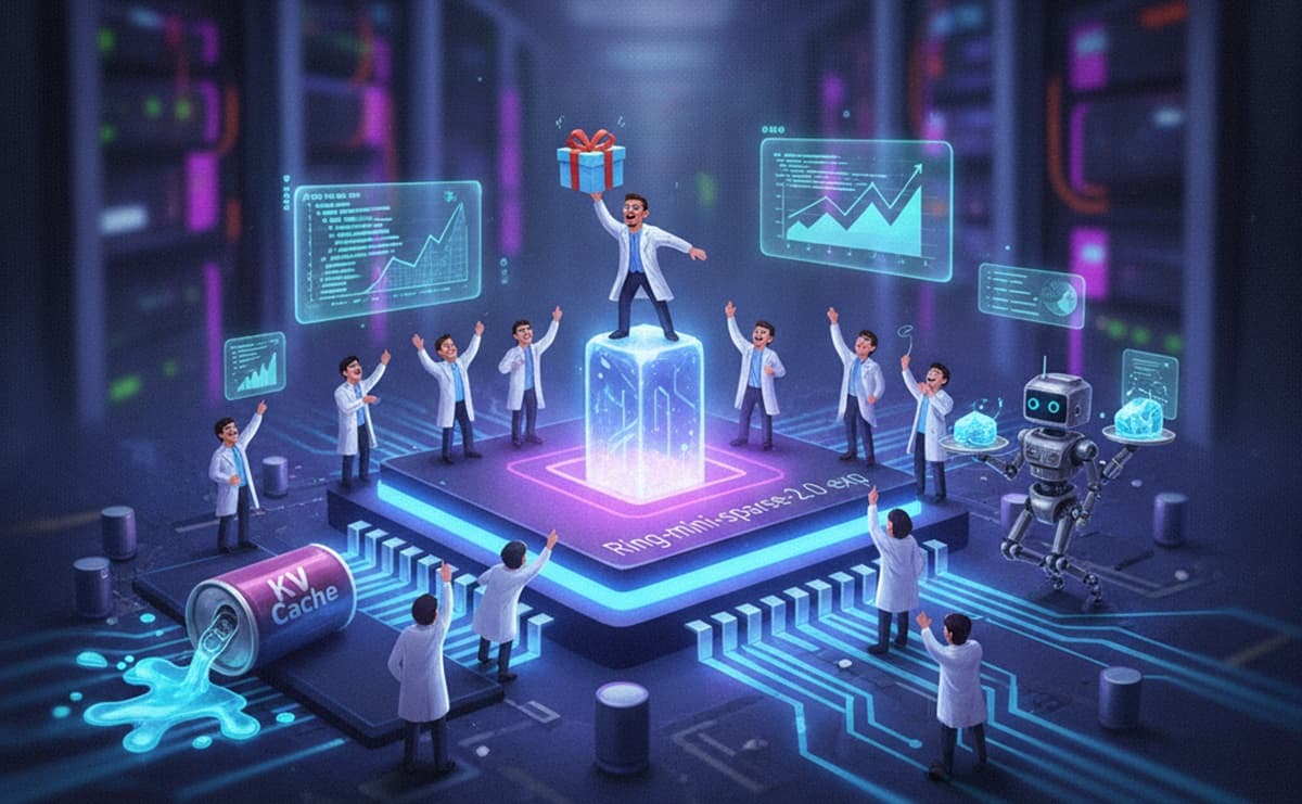 Cover Image for Новая архитектура Ling 2.0 Sparse ускоряет обработку длинных контекстов в три раза