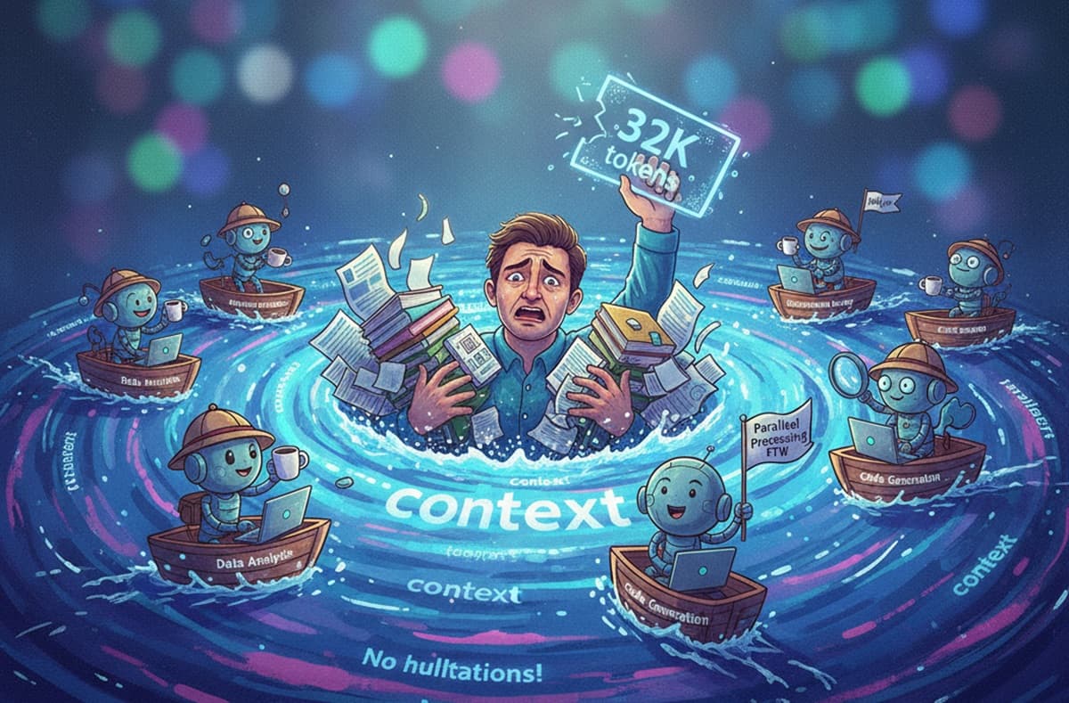 Cover Image for Параллельные суб-агенты как решение проблемы контекстного окна в LLM